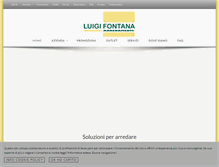 Tablet Screenshot of luigifontana.it